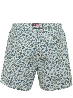 Shorts Mare con Stampa Corallo