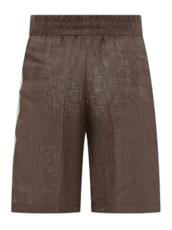 Shorts with Elasticated Waist and Logo