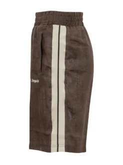 Shorts with Elasticated Waist and Logo