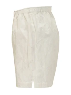 Shorts with Elastic Waist and Button