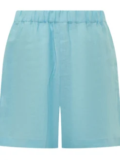 Shorts with Elastic Waist and Patch Pockets