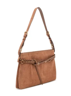Shoulder Bag with Strap and Stud Details