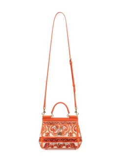 Sicily Top Handle Small Bag with Ornamental Embroidery