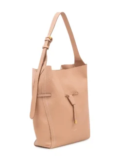 Sienna Bucket Bag with Drawstring and Handle