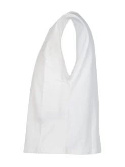 Sleeveless Embroidered T-shirt