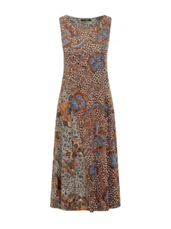Sleeveless Printed Dress