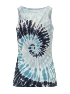 Sleeveless Tie Dye Top
