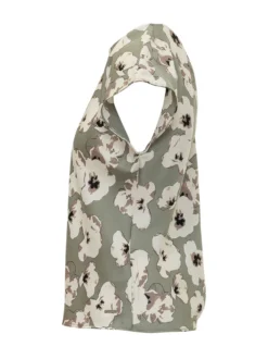 Sleeveless V Neck Top