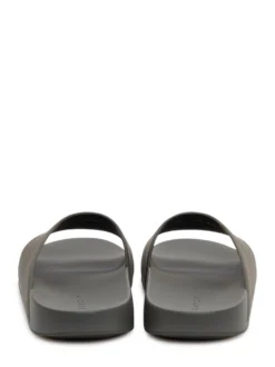 Slide Sandals with Logo Patch