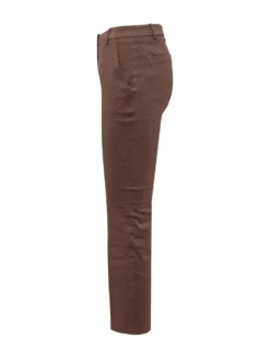 Slim-Fit Linen Trousers