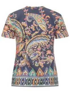 Slim Fit Paisley Print T-Shirt