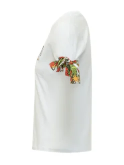 Slim Fit T-Shirt with Chicken Embroidery