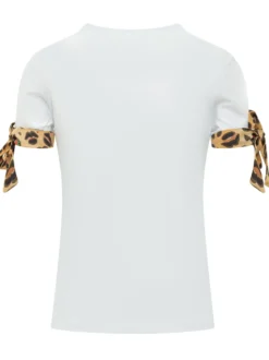 Slim Fit T-Shirt with Kiss of Amore Embroidery