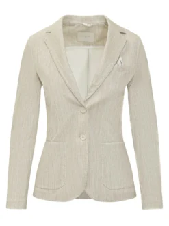 Slim Jacket with Lapels and Pockets