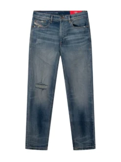 Slim Jeans with Distressed Details