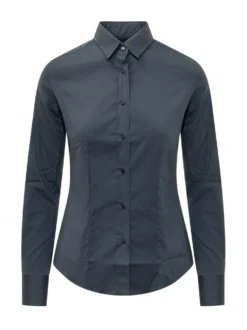 Slim Shirt with Classic Collar