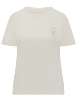 Slim T-shirt with Floral Print
