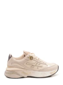 Sneakers with Laces and Side Logo