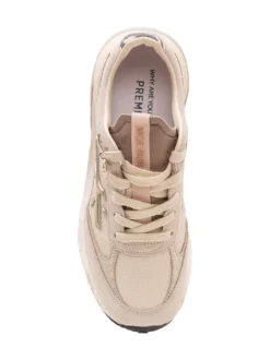 Sneakers with Laces and Side Logo