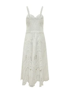 Solace Long Dress with Embroidery