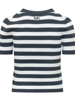 Sport Stripe Crew Knit