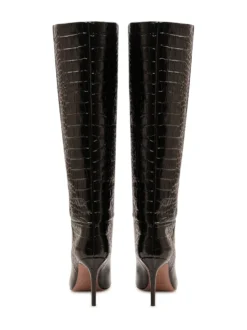 Stiletto 85 Croc Effect Boots