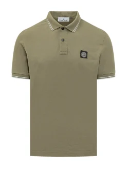 Stone Island Cotton Piqué Polo Shirt