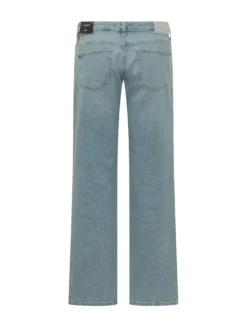 Straight Leg Jeans with Five Pockets