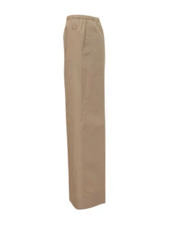 Straight Leg Pants with Elastic Waist