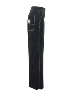 Straight Leg Pants with Front Zip