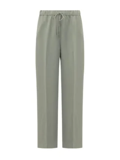 Straight Leg Trousers with Belt Loops