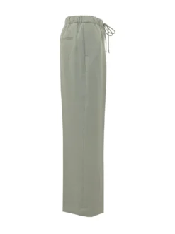 Straight Leg Trousers with Belt Loops