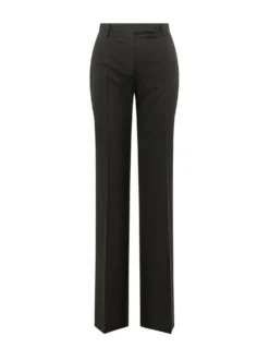 Straight Leg Trousers with Crease