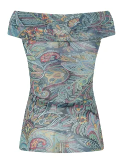 Straight Neck Top with Knot