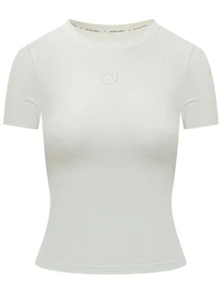 Striped Baby Fit T-shirt with Logo