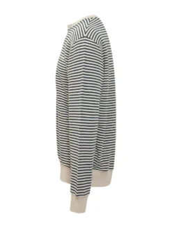 Striped Crewneck Sweatshirt