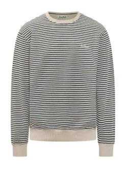 Striped Crewneck Sweatshirt
