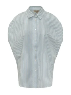 Striped Poplin Blouse
