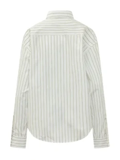 Striped Shirt with Chest Pocket