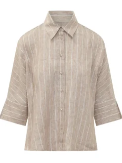 Striped Shirt with Collar