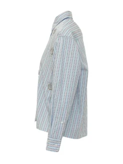 Striped Shirt with Embellishments