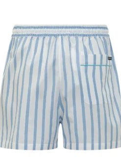 Striped Shorts with Elastic Waist