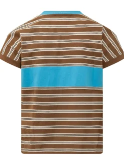 Striped T-shirt with Logo
