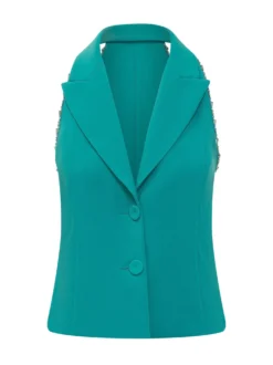 Structured Vest with Lapels