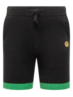 Sweatshorts with Contrasting Hem
