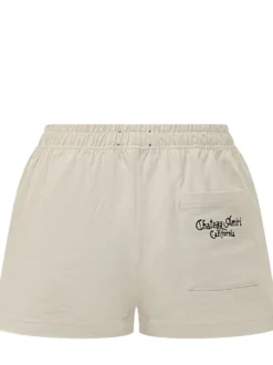 Sweatshorts with Elastic Waist and Logo Patch