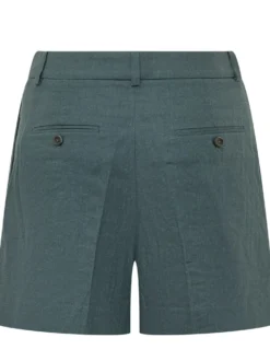 Tailored Bermuda Shorts with Pleats