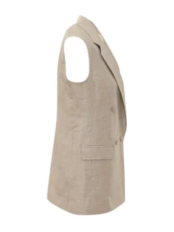 Tailored Double-Breasted Vest