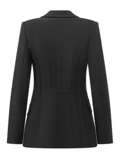 Tailored Single-Breasted Blazer