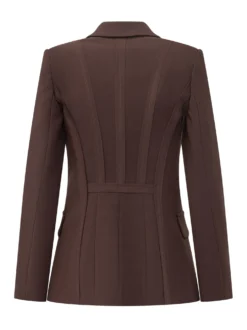 Tailored Single-Breasted Blazer